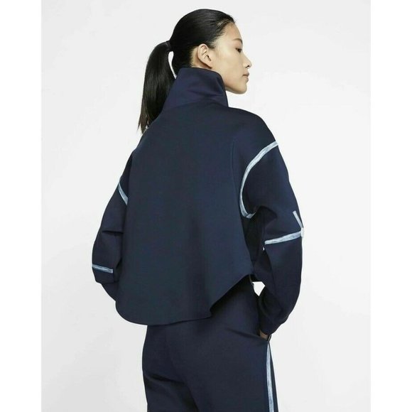 Nike Tech Pack Cropped Pullover Blue Size Small - Picture 4 of 7